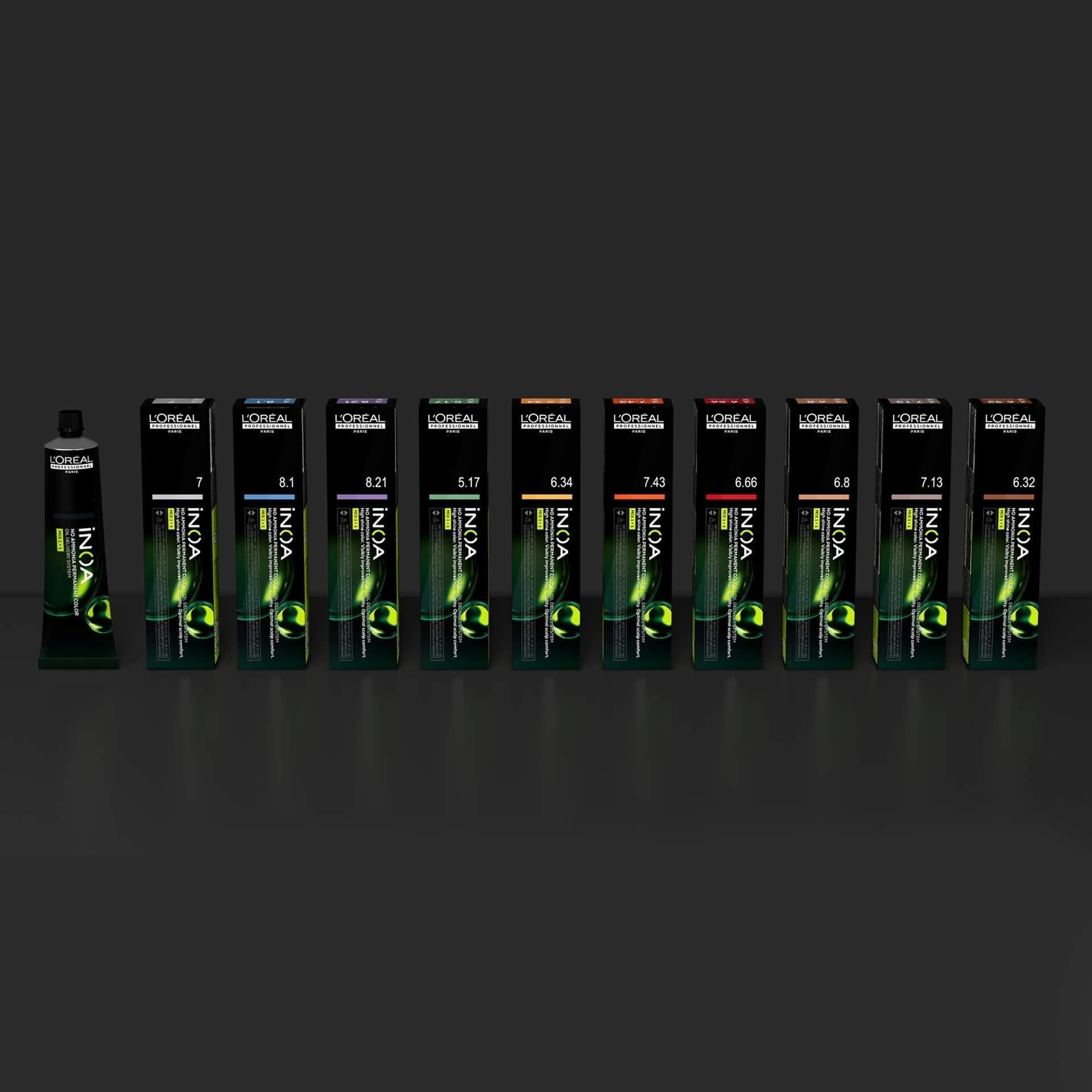 L'Oreal Professionnel Paris - 5.26 Light Iridescrent Red Brown - Inoa Ammonia Free Permanent Colour - Mix 1:1 - (60g)