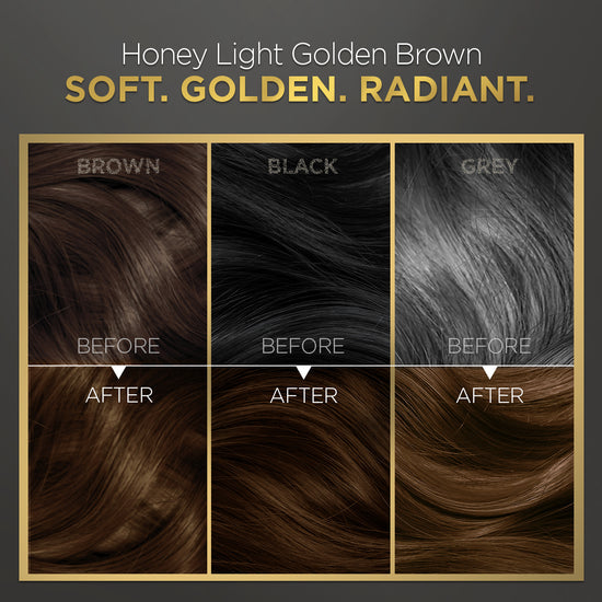 BBlunt Salon Secret High Shine Creme Hair Colour - Honey Light Golden Brown, 130g