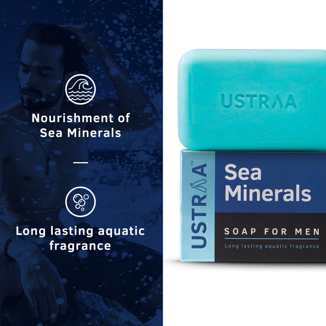 Ustraa Soap Sea Minerals, 100g
