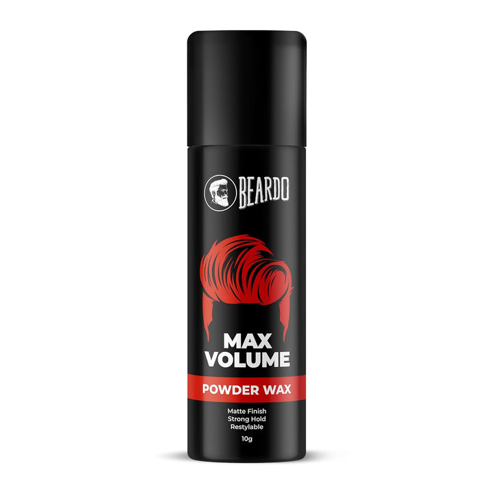 Beardo Max Volume Powder Wax 10g – Front View