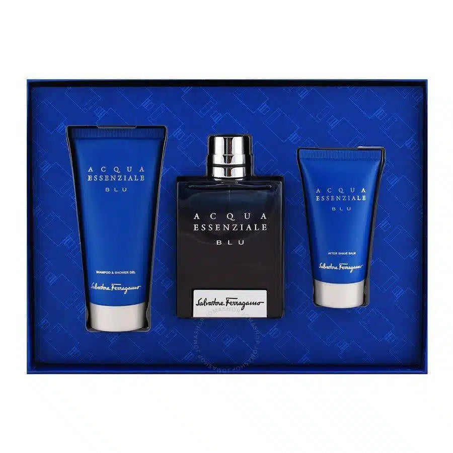 Salvatore Ferragamo Acqua Blu Set for Men