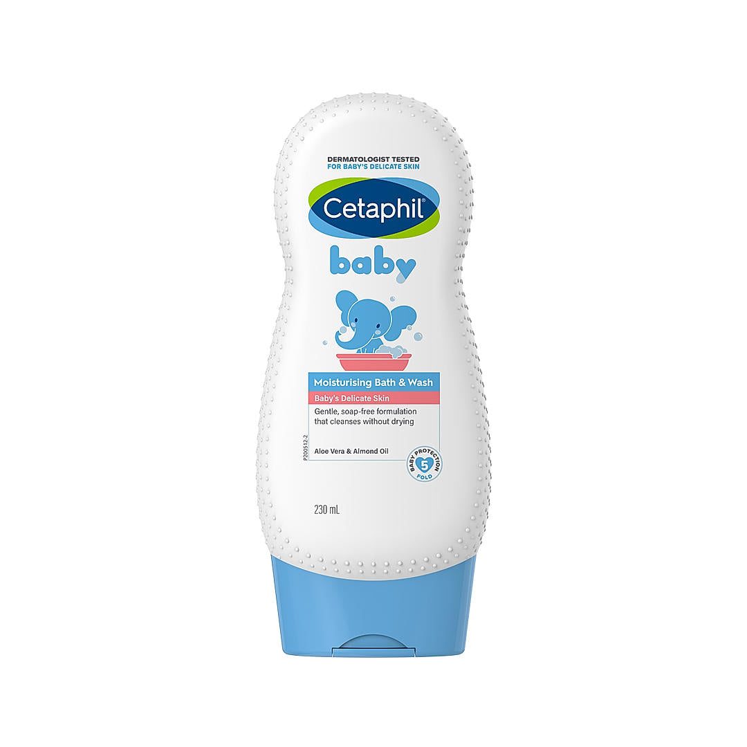 Cetaphil Baby Moisturising Bath & Wash 230ml bottle