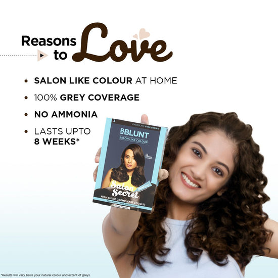 Contents of BBlunt Salon Secret Hair Colour kit