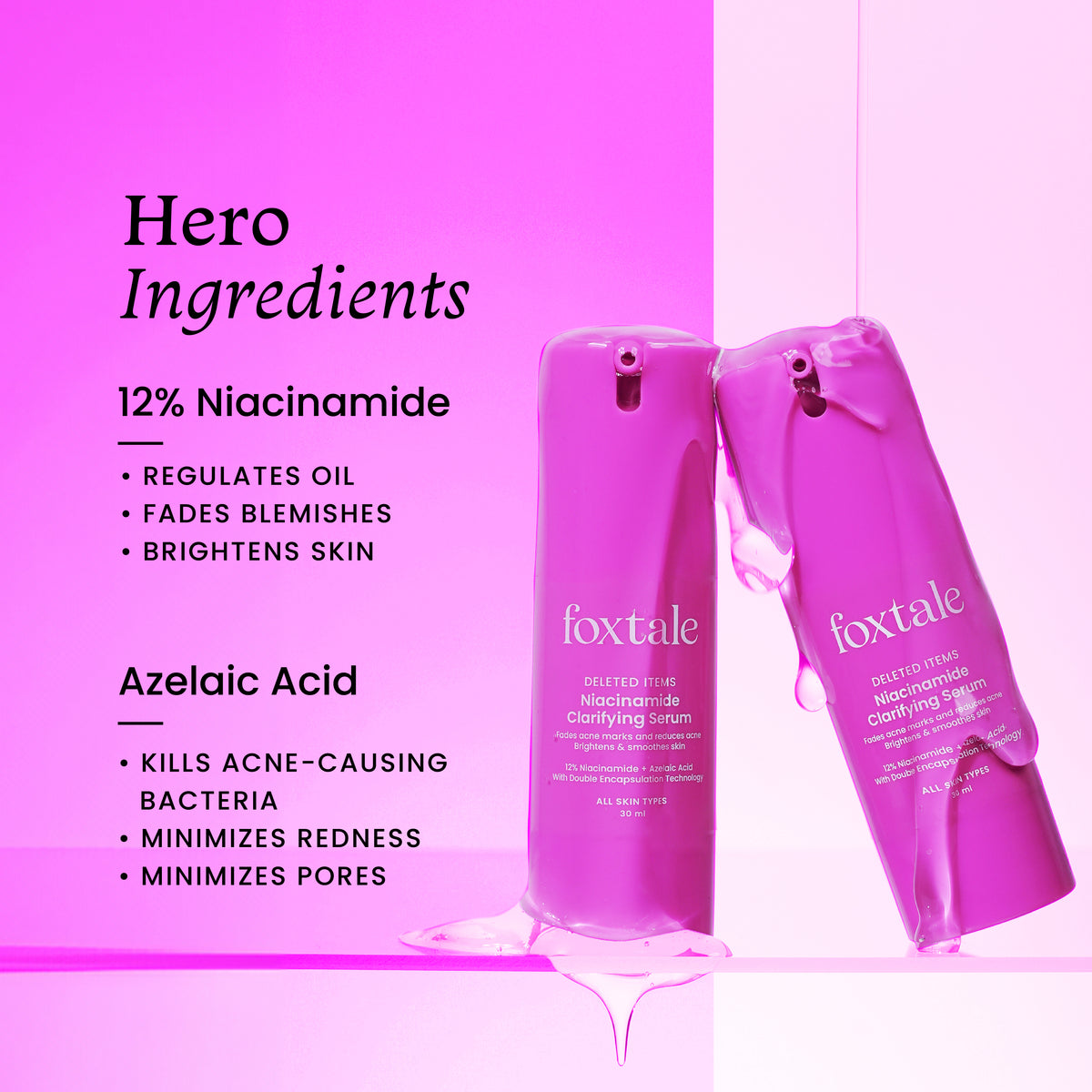 Foxtale 12% Niacinamide Clarifying Serum, 30ml3