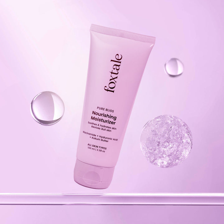 Foxtale Nourishing Moisturizer Non-greasy Hydration for a Soft Glow, 100ml