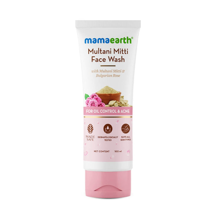 Mamaearth Multani Mitti Face Wash, 100ml - House of Ateeq