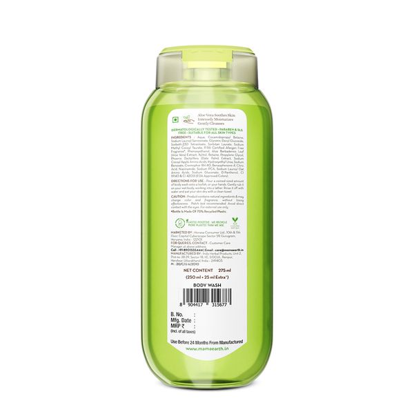 Mamaearth Aloe Vera Body Cleanser Bottle