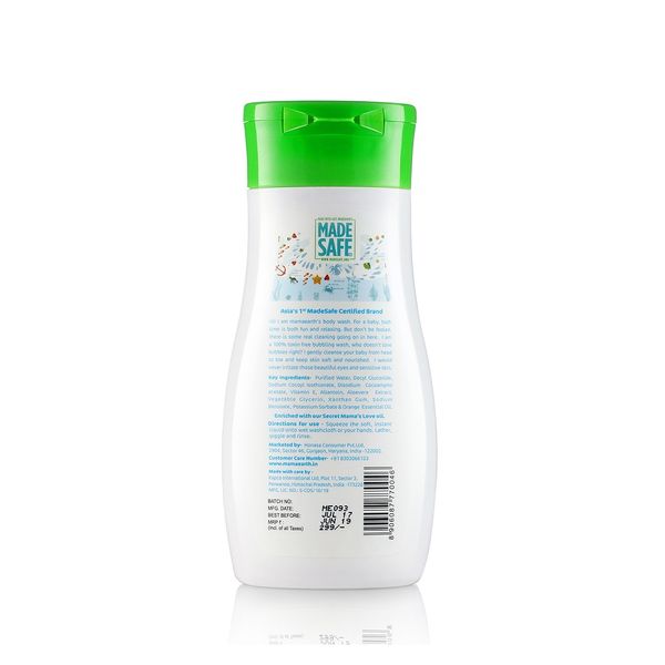 Mamaearth Baby Body Wash for Gentle Daily Use