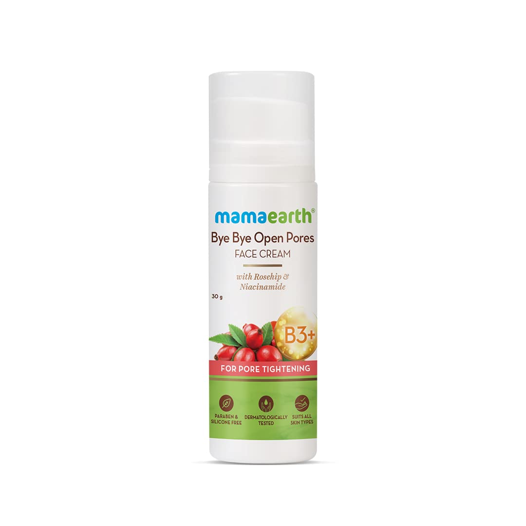 Mamaearth Bye Bye Open Pores Face Cream 30g Front View