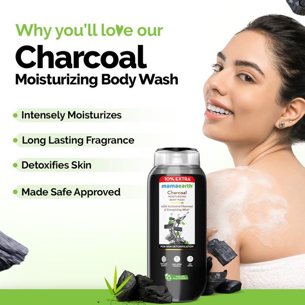 Mamaearth Charcoal Body Wash for Skin Detox