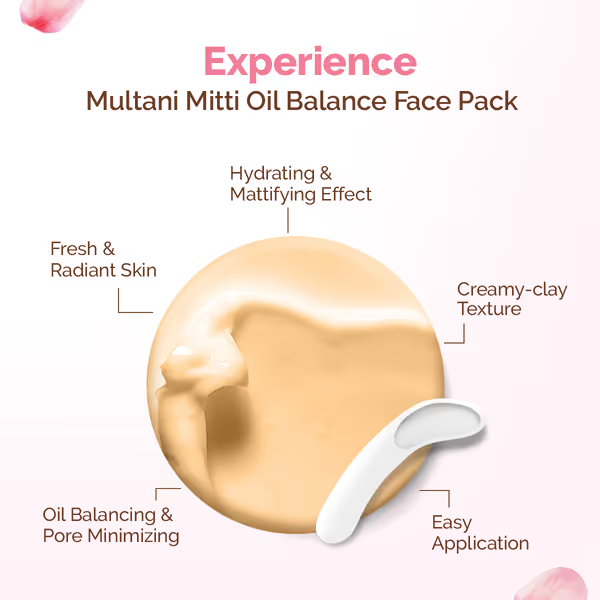 Mamaearth Multani Mitti Oil Balance Face Pack, 200g