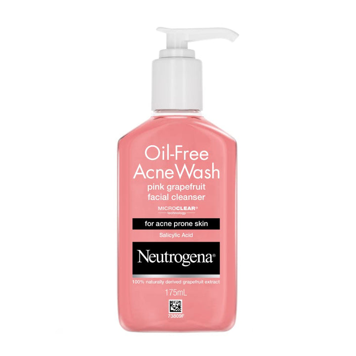Neutrogena Oil Free Acne Wash Pink Grapefruit, 175ml - House of Ateeq