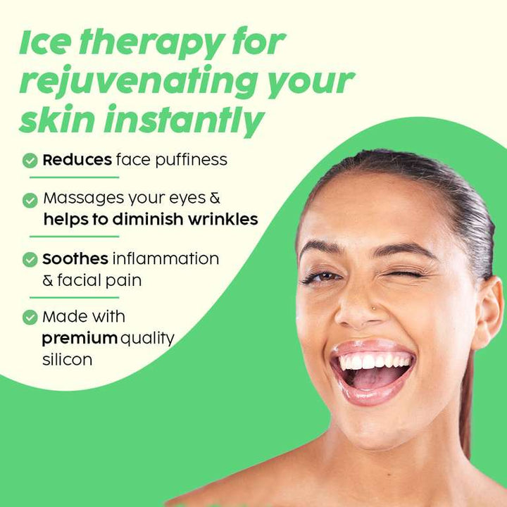 Plix Ice Roller for Skin Health, Enhances Glow, Shrink & Tighten Pores, 10g