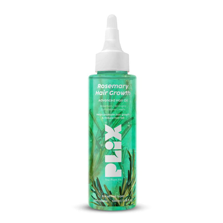 Plix Rosemary Advanced Hair Oil for Stronger Hair Follicles & Healthy Hair Growth, 100ml