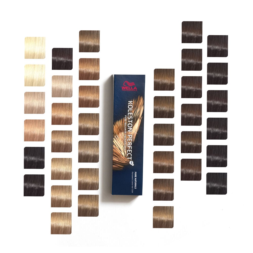 Swatch of Wella Koleston Perfect 2/0 Black shade