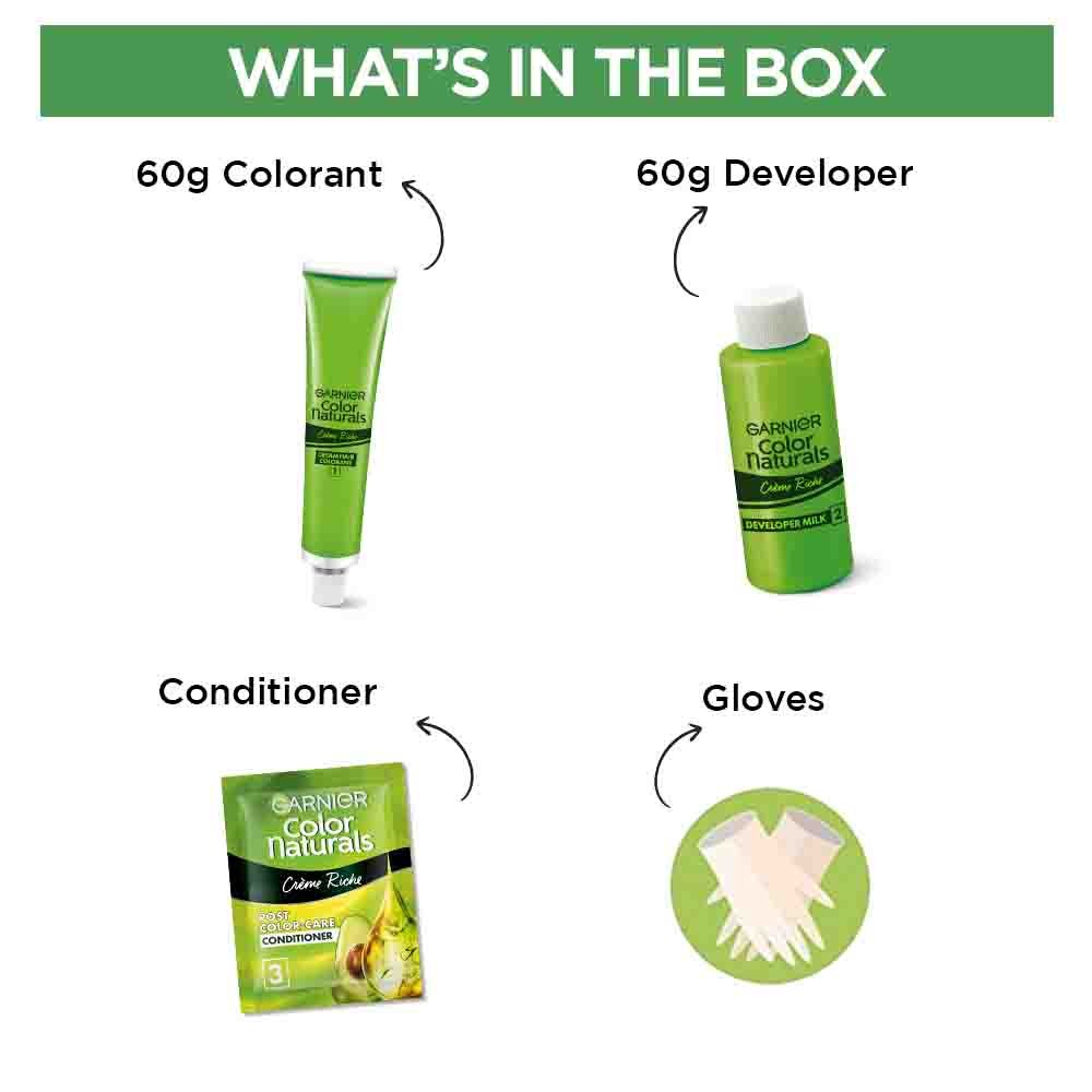 Texture of Garnier Color Naturals crème formula