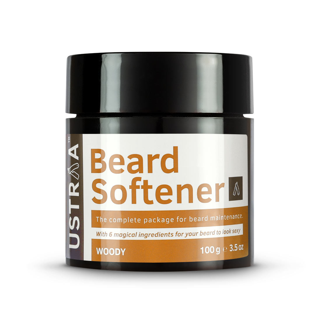 Ustraa Beard Softener Woody, 100g
