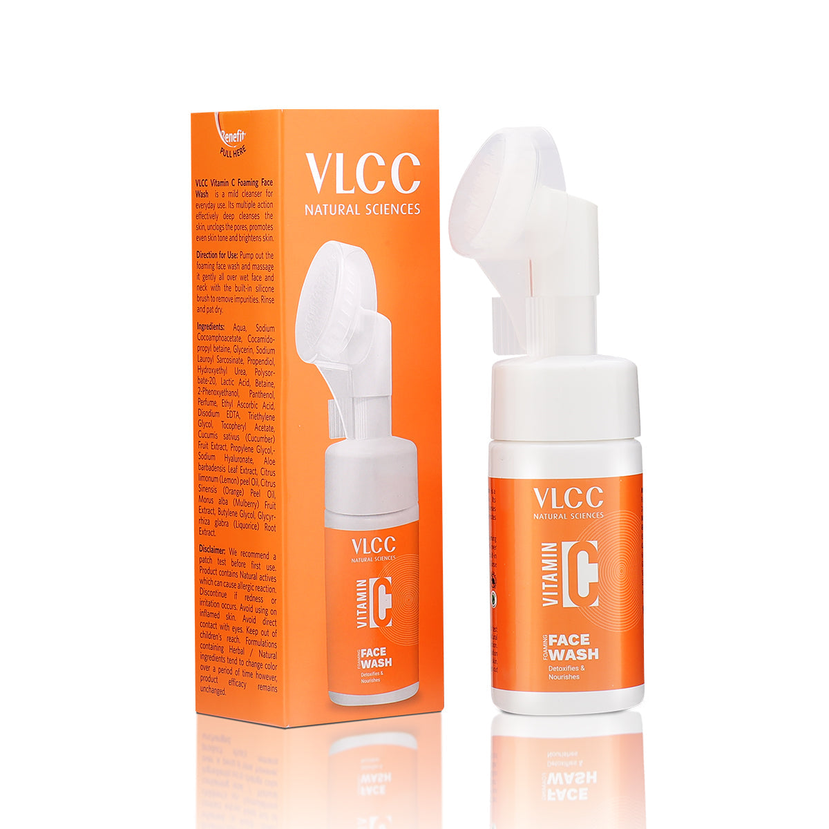 VLCC Vitamin C Face Wash with packaging on a white background