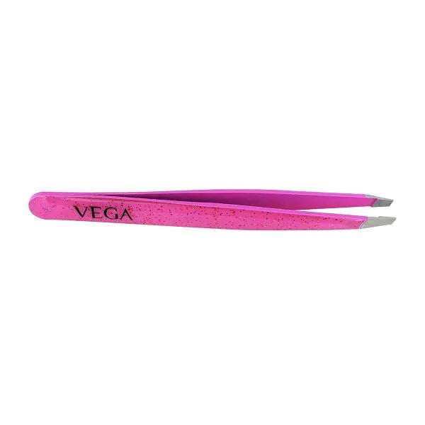 Vega All That Glitter Tweezer - Slant Tip - TW-06 - House of Ateeq