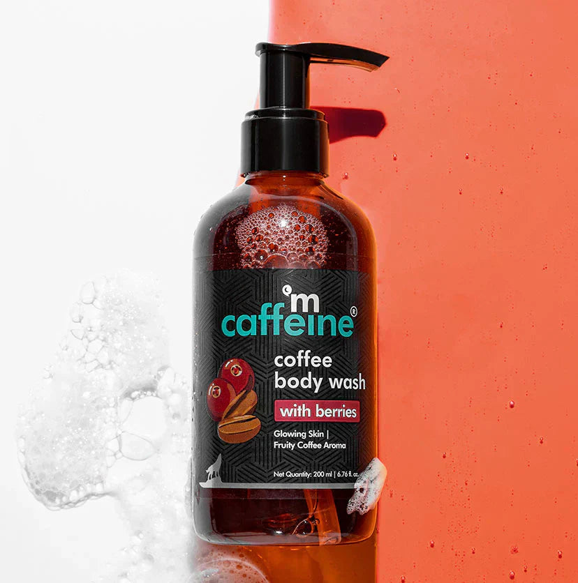 mCaffeine Berries Body Wash 200ml - House of Ateeq