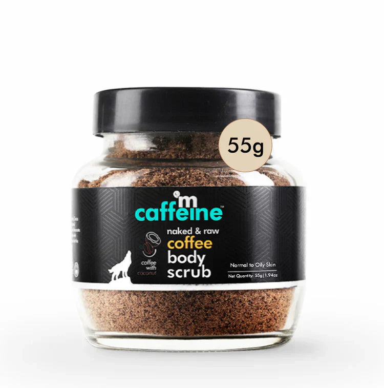 mCaffeine Coffee Body Scrub with Coconut - Natural & Vegan - 55g - House of Ateeq