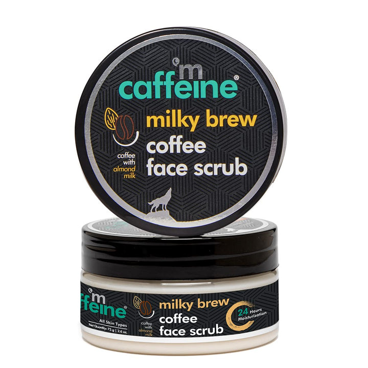 mCaffeine Milky Brew Face Scrub 75gm - House of Ateeq